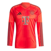 adidas FC Bayern 24/25 Long Sleeve Home Soccer Jersey Asia Sizing 'Red' IT2254