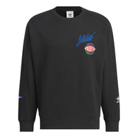 adidas Originals Collegiate Badgework Crew Sweatshirt 'Black' IZ1520