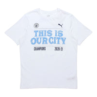 PUMA Manchester City 20/21 Winner T-Shirt 'White' 768843-01