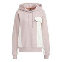 (WMNS) adidas Neo Hoodie 'Pink White' HM7406