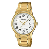Men's CASIO STANDARD Series Classic Retro Small Mens Gold Analog MTP-V002G-7B2