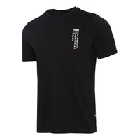 PUMA Casual Graphic T-Shirts 'Black' 855975-01