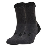 Under Armour ArmourDry Run Crew Socks 'Black Jet Grey' 1361156-001