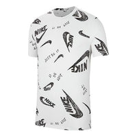 Nike Sportswear Full Logo Short Sleeve 'White' CU9084-100