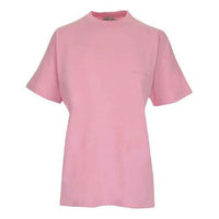 Balenciaga Alphabet Logo Printing Loose Short Sleeve Pink 612965TIVG55700