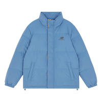 New Balance Logo Winter Down Jacket 'Light Blue' AMJ13337-WAB