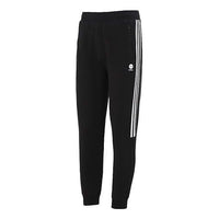 Men's adidas Casual Thicken Knit Sports Pants/Trousers/Joggers Black HD4699