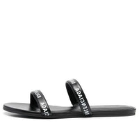 (WMNS) Balenciaga Logo Sandals 'Calf Black' 694999WCAE11090