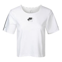 (WMNS) Nike Air Dri-FIT Quick Dry Casual Sports Running Short Sleeve 'White' CU3059-100