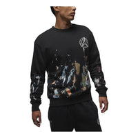 Air Jordan Artist Series by Jammie Holmes Fleece Crew-Neck Sweatshirt 'Black' FB6991-010