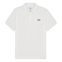 New Balance Cotton Polo T-shirt 'White' MT41503-WT