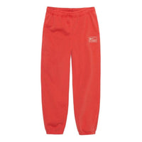 Nike x Stussy Pigment Dyed Sweatpants 'Habanero Red' FJ9158-642