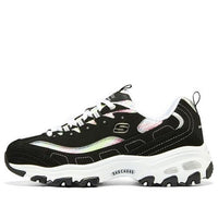 (WMNS) Skechers DLITES 'Black White' 149788-BKW