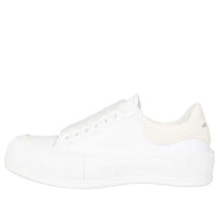 (WMNS) Alexander McQueen Deck Skate Plimsoll Shoes 'White' 697120W4MV79000
