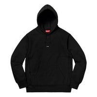 Supreme Micro Logo Hooded Sweatshirt 'Black' SUP-FW19-860