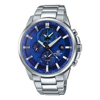 Men's ( Business ) CASIO EDIFICE Design Map Blue Watch Blue Dial Mens Blue Analog ETD-310D-2A