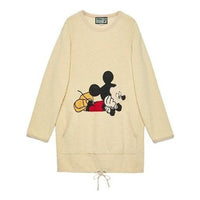 (WMNS) Gucci x Disney Cotton Crew Neck Dress 'Beige' 606143-XKA5G-9200