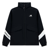 New Balance Lifestyle Jacket 'Black White' 5AD12103-BK