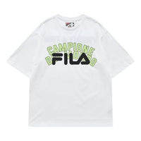 FILA FUSION Basketball Tee 'White Green' T11M225109F-WT