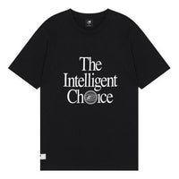 New Balance Men's New Balance Alphabet Printing Sports Round Neck Pullover Short Sleeve Black MT13586-BK