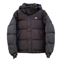 New Balance Windproof Warm Hooded Down Jacket 'Black' NPA4S061-BK