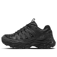 (WMNS) Skechers D'Lites Trail Running Shoes 'Black' 180172-CCBK