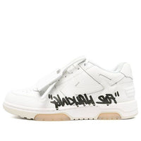 Off-White Out Of Office For Walking Low-Top Sneaker 'White Black' OMIA189C99LEA0050110