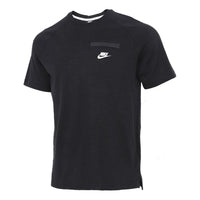 Nike Sports Training Loose Breathable Round Neck Short Sleeve Black CZ9867-010