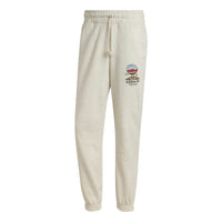 adidas originals Alphabet Logo Printing Bundle Feet Lacing Sports Pants/Trousers/Joggers Autumn Ivory HK7443
