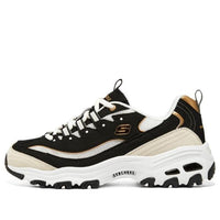 (WMNS) Skechers D'LITES 'Black' 896204-BKGD