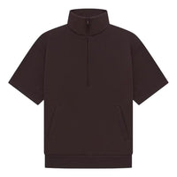 Fear of God Essentials Drop2 SS23 LS Halfzip 3/4 Sweatshirt 'Brown' 192BT224310F