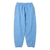 Men's Nike x Hello Kitty Crossover SS22 Full Print CAT Straight Casual Sports Pants/Trousers/Joggers Blue DR5518-412