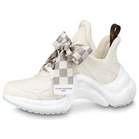 (WMNS) LOUIS VUITTON Archlight 1.0 Sneakers 'Cream White with Plaid Ribbon' 1AB43V