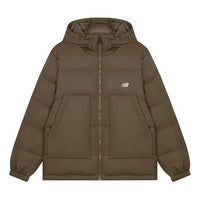New Balance Casual Puffer Jacket 'Brown' AMJ33328-DHE