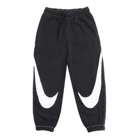(WMNS) Nike Large Logo Bundle Feet Sports Pants/Trousers/Joggers Black DD5583-010