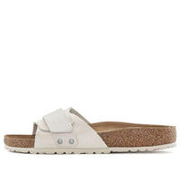 Birkenstock Oita Suede Leather Sandals 'Antique White' 1024226