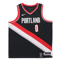 Nike NBA Damian Lillard Icon Edition Swingman Jersey 'Red Black' 864505-010