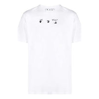 Off-White SS21 Spray-Print Cotton Men White OMAA027S21JER0080110