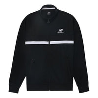 New Balance Nyc Marathon Athletics Podium Track Jacket 'Black White' AMJ03501-BK