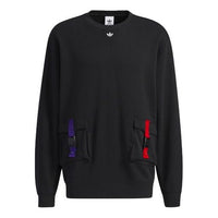 adidas originals Series Cny Crew Casual Sports Round Neck Pullover Black GN5450