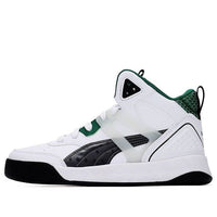PUMA Unisex Backcourt Mid Cyber Week Sneakers White/Green 381129-03