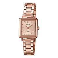CASIO SHEEN Sapphire Crystal Rose Gold Analog SHE-4538PG-4A