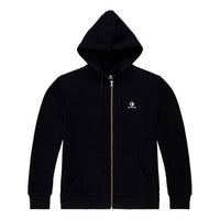 Converse Embroidered Star Chevron Full-Zip Hoodie 'Black' 10019922-A01