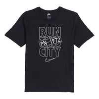 Nike Shanghai N1972City Sport Short Sleeve Male Black CI9604-010
