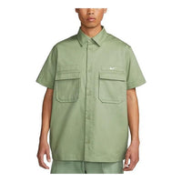 Nike Life Woven Military Button-Down Shirt 'Green' DX3341-386