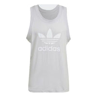 adidas originals Men's Trefoil Tank ports Vest Gray GN3488