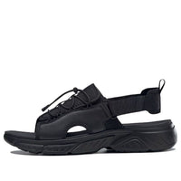 Reebok Hyperium Slides Athleisure Casual Sports Sandals Unisex Black GV7080