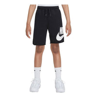 (PS) Nike Sportswear Fleece Shorts 'Black Wihte' AT3070-010