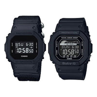 CASIO G-Shock & Baby-G Set 'Black' DW-5600BBN-1PR&BLX-560-1PR