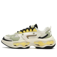 (WMNS) FILA FUSION NEBULA Sneakers 'White Yellow Green' T12W331105FAG